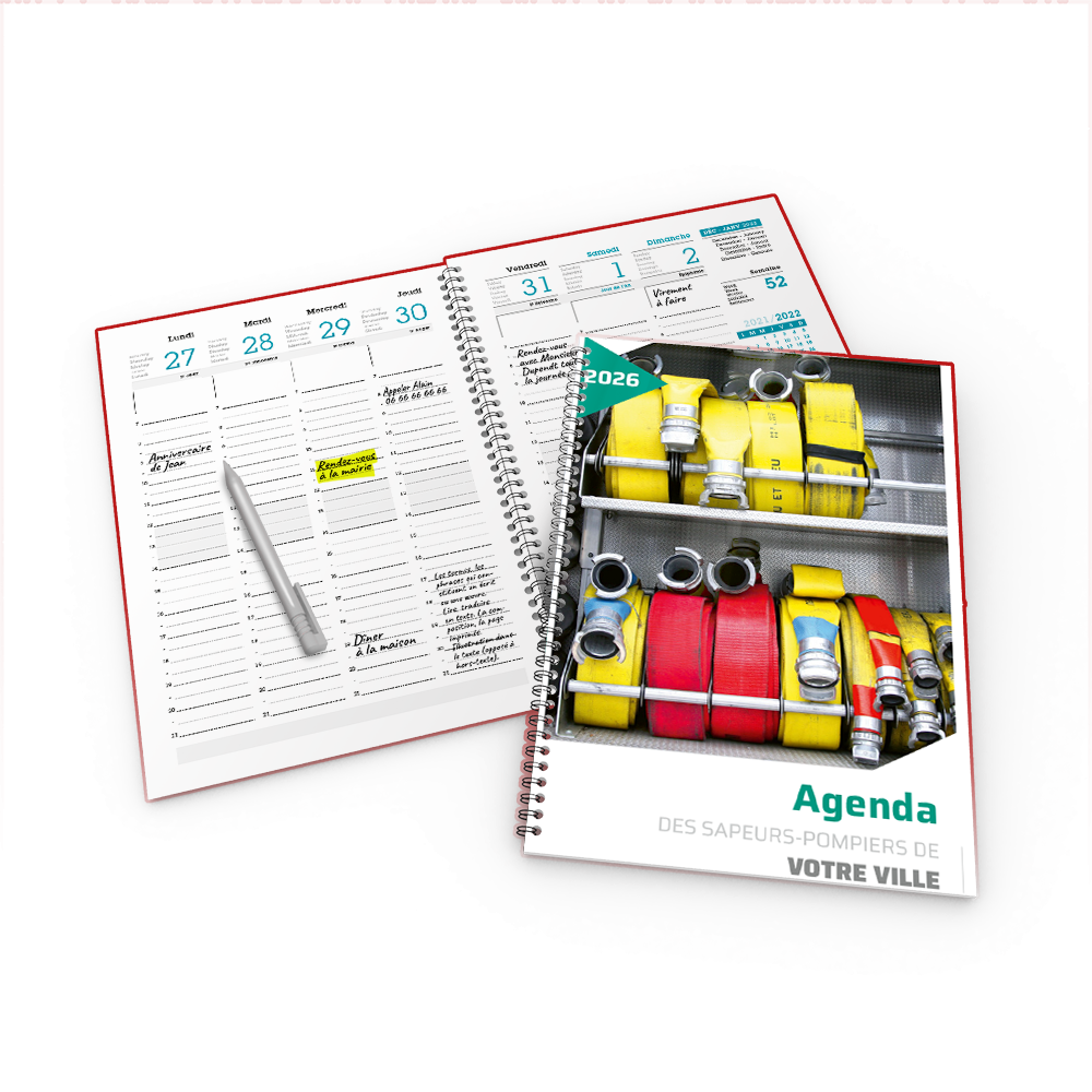 Agenda de bureau personnalisation 3