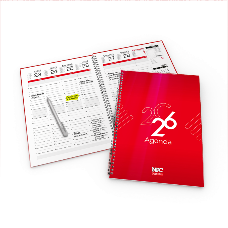 Agenda de bureau Standard