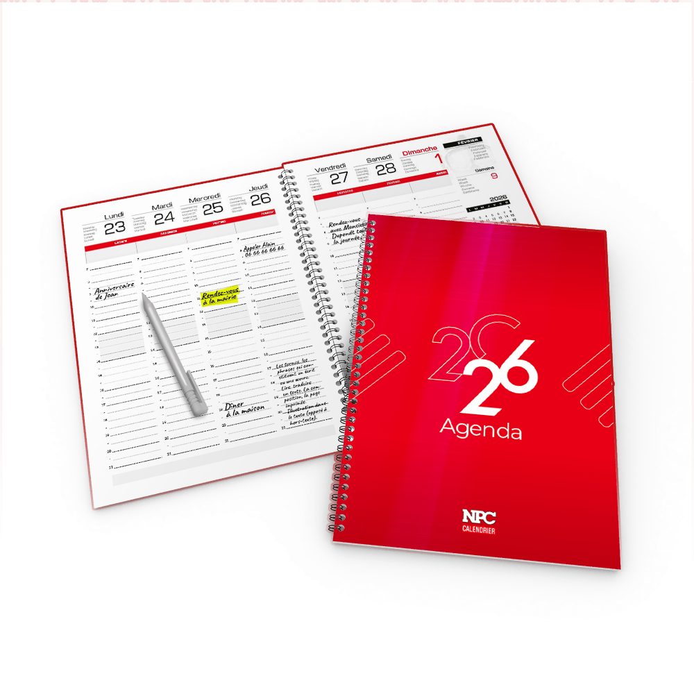 Agenda de bureau Standard