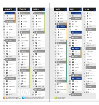 Agenda de poche Standard