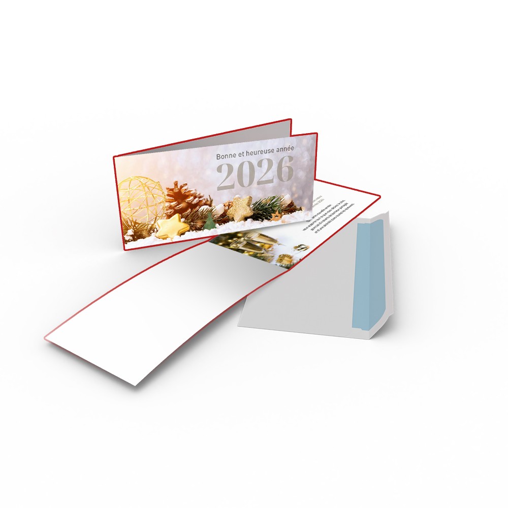 Carte de vœux élégante pour amicales de pompiers 2025 Carte de vœux élégante pour amicales de pompiers 2025