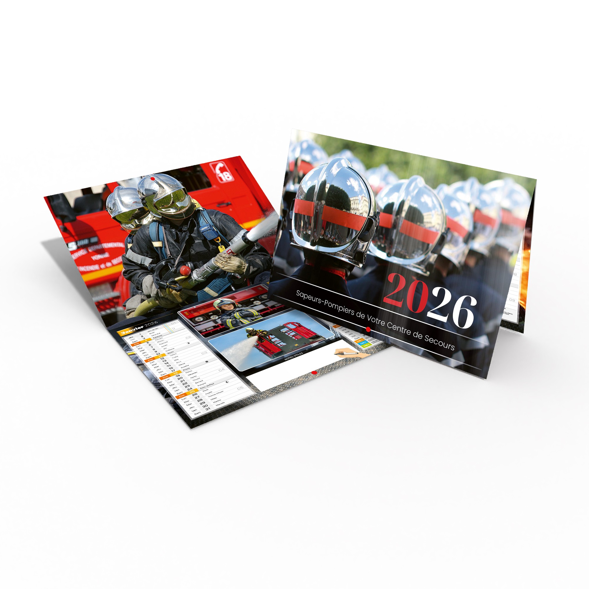 Calendrier en ligne 12 pages modèle 1
