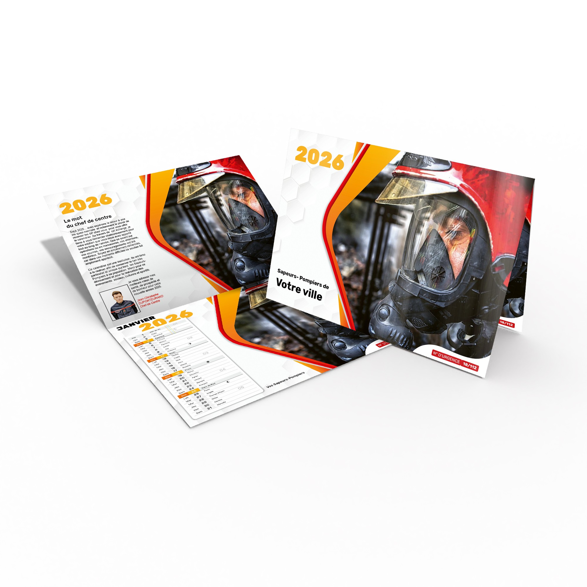 Calendrier en ligne 16 pages modèle 1
