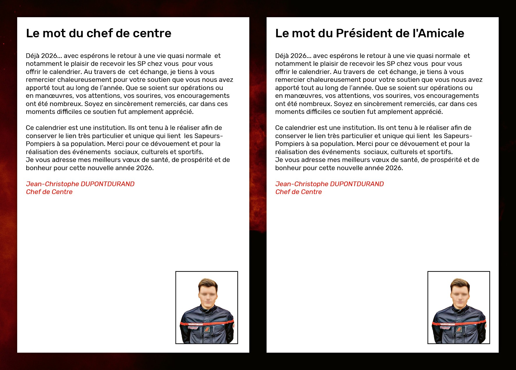 Calendrier en ligne 16 pages modèle 2