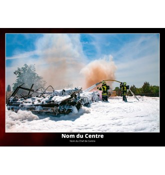 Calendrier personnalisé pour amicales de pompiers