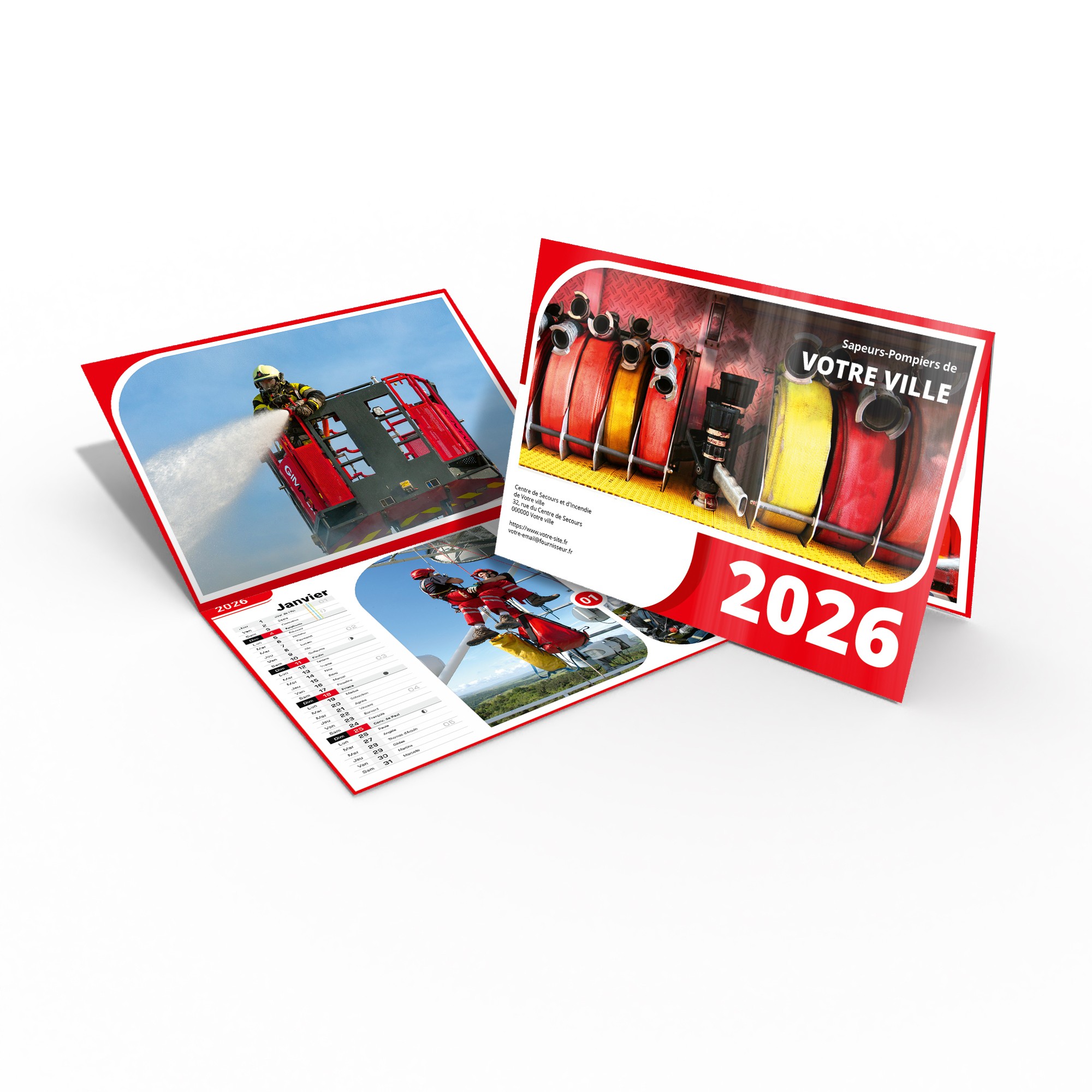 Calendrier en ligne 20 pages modèle 3