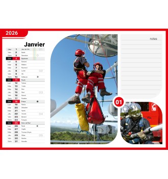 Calendrier en ligne 20 pages modèle 3
