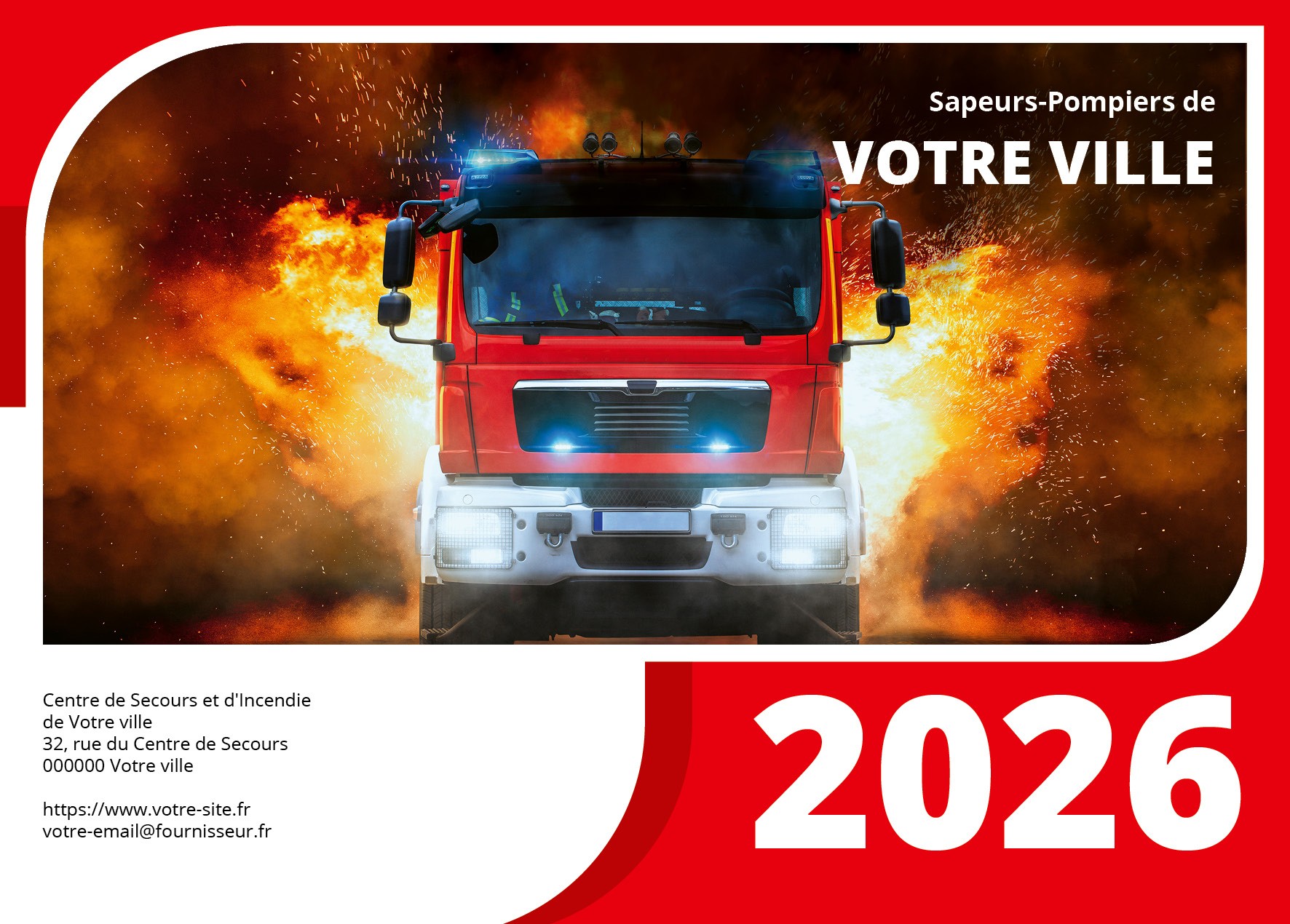Calendrier en ligne 16 pages modèle 3