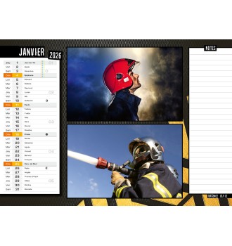 Calendrier en ligne 16 pages modèle 5