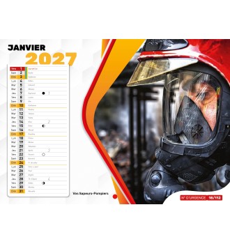 Calendrier en ligne 16 pages modèle 1