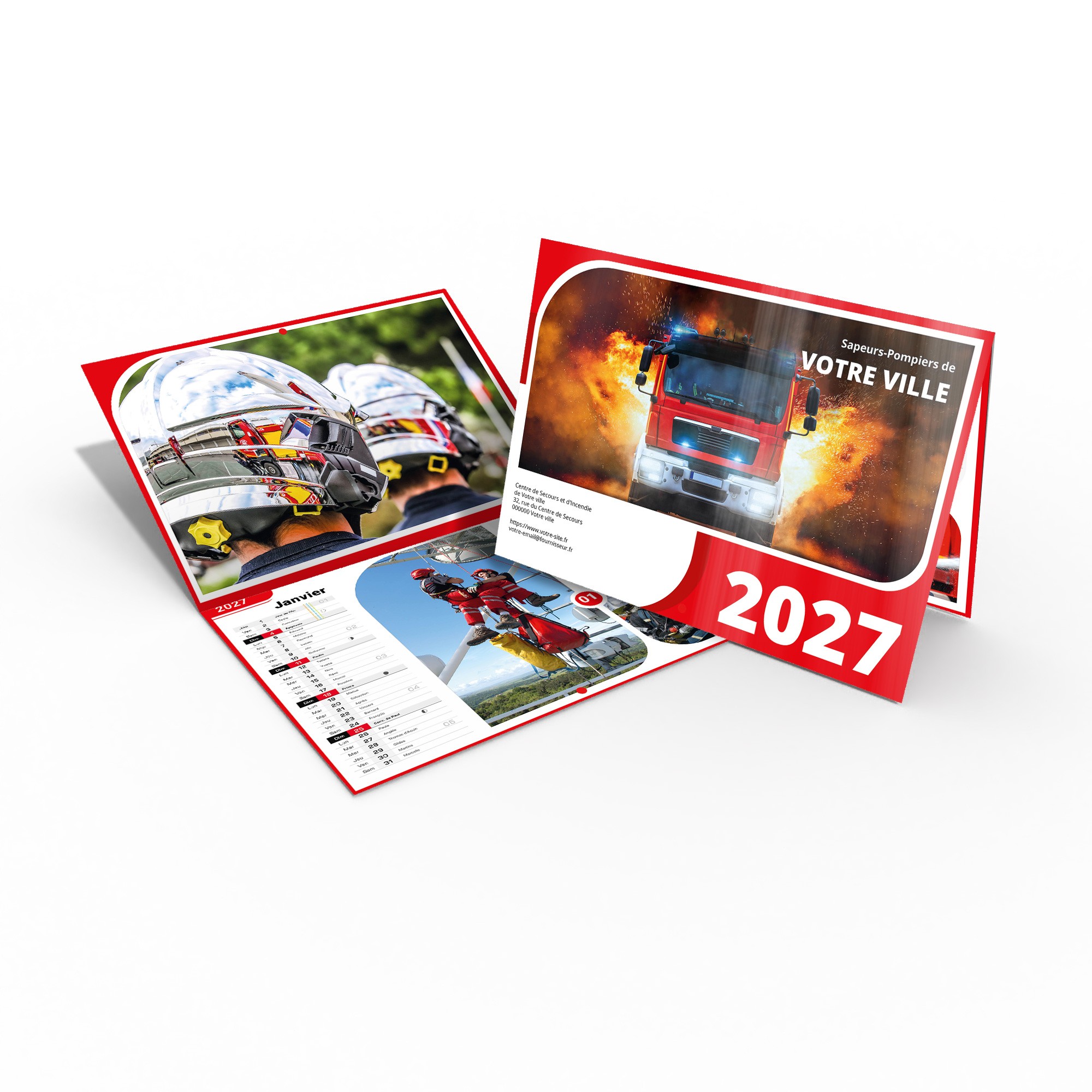 Calendrier en ligne 16 pages modèle 3