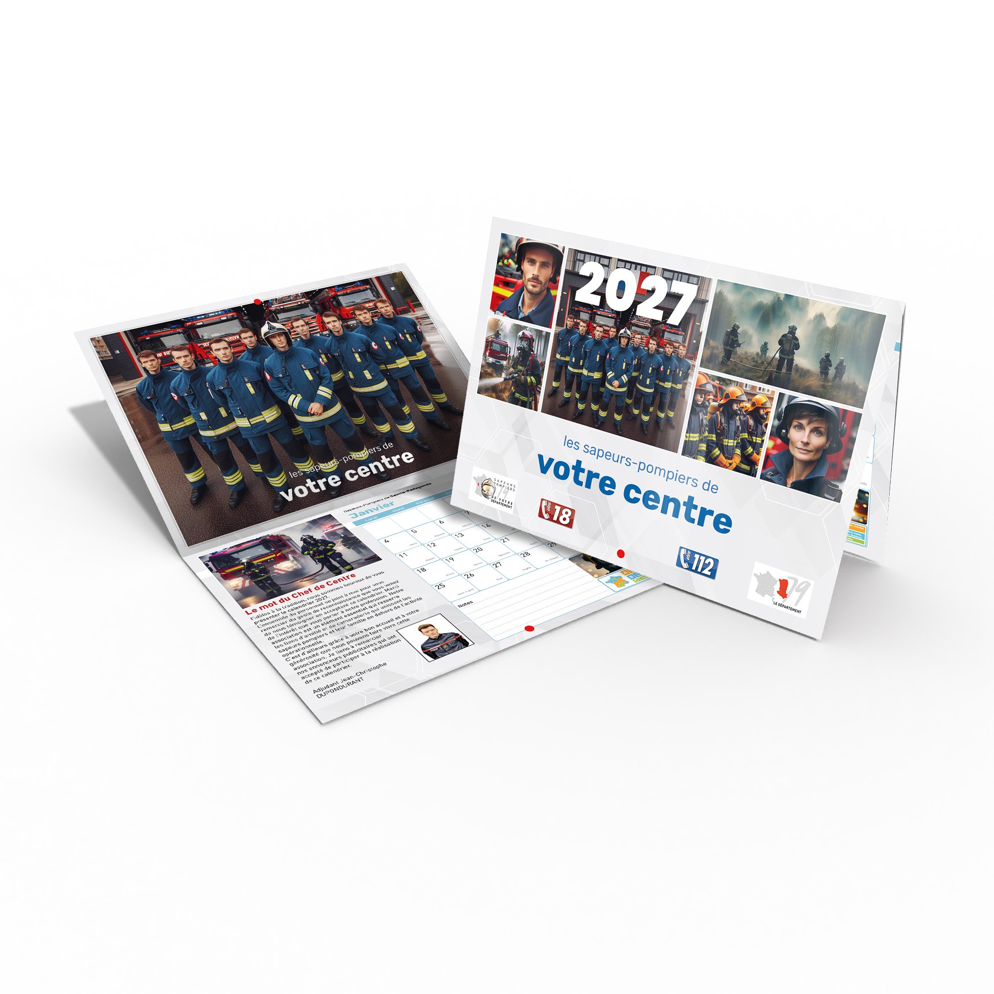 Calendrier en ligne 16 pages modèle 10