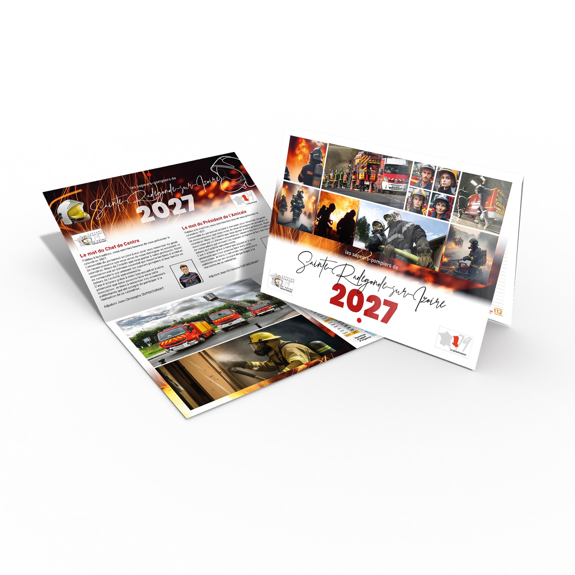 Calendrier en ligne 16 pages modèle 9