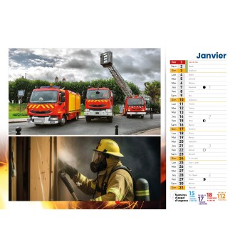 Calendrier en ligne 16 pages modèle 9