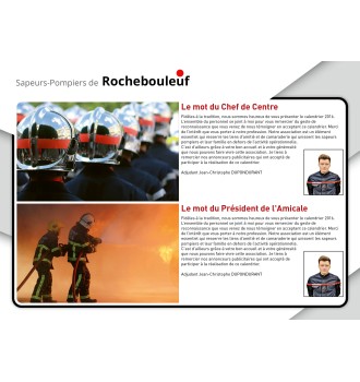 Calendrier en ligne 16 pages modèle 6