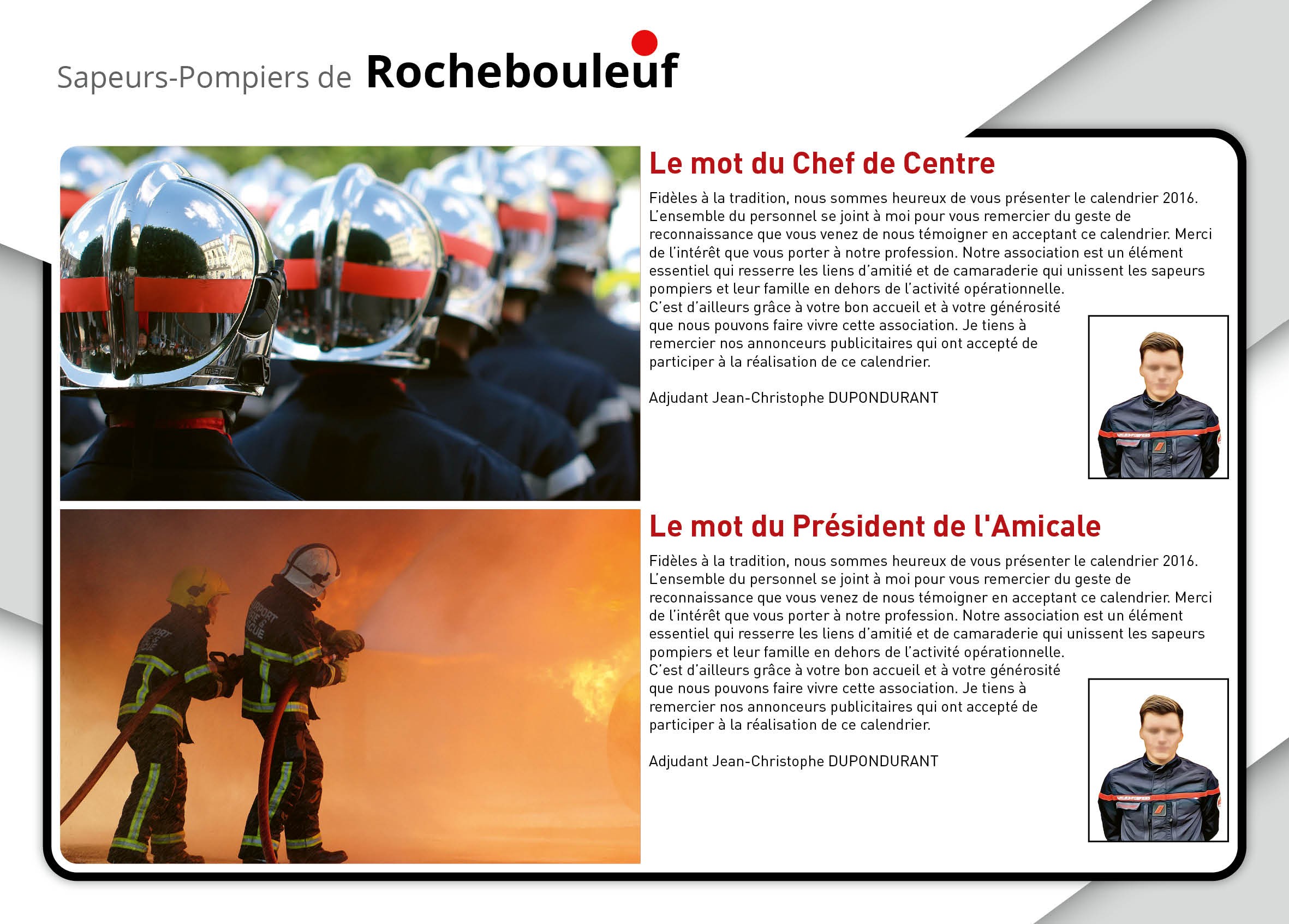 Calendrier en ligne 16 pages modèle 6