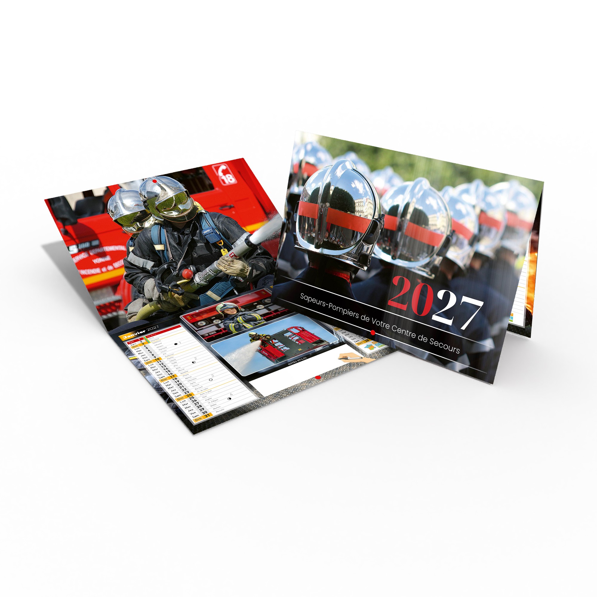 Calendrier en ligne 12 pages modèle 1