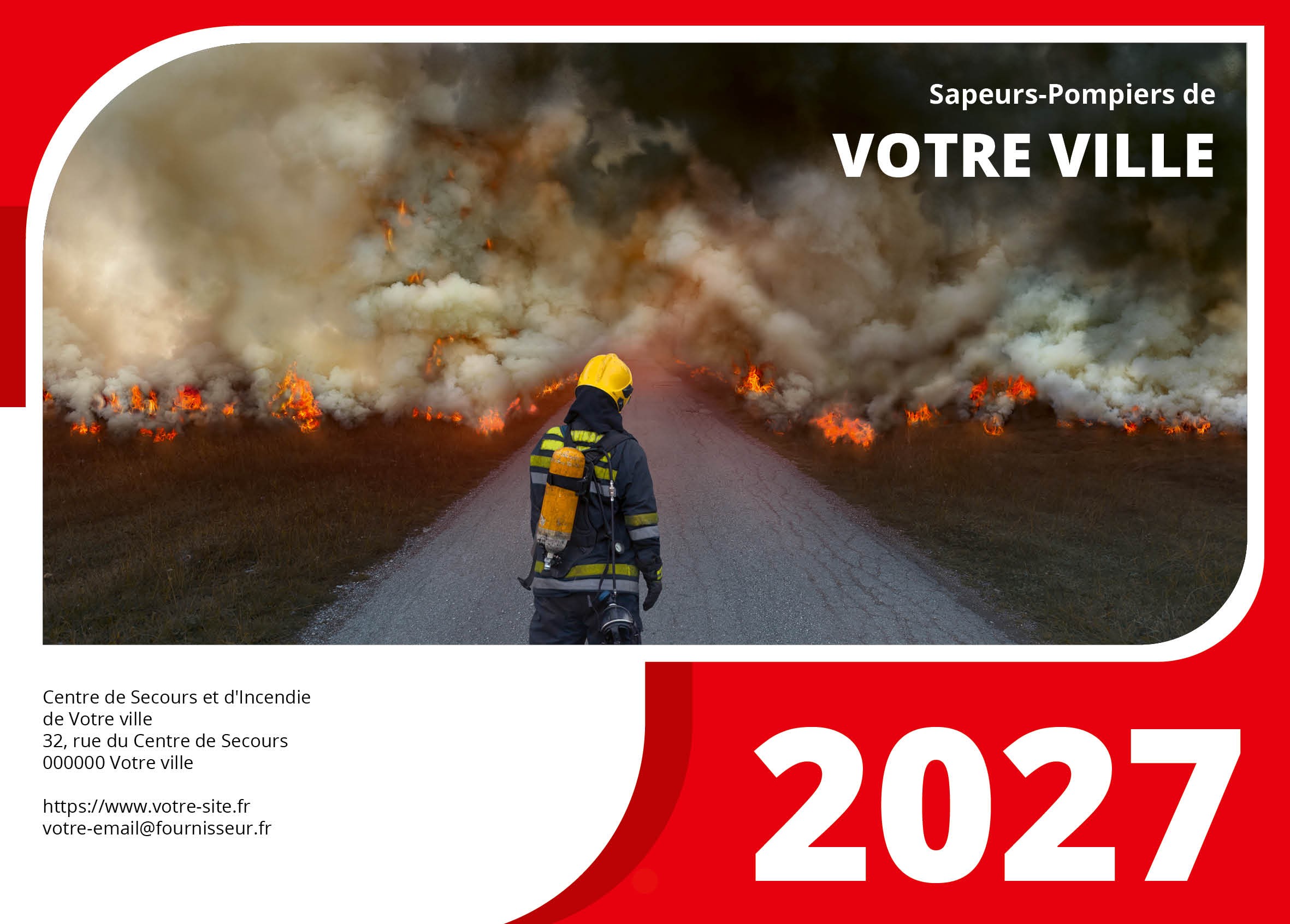 Calendrier en ligne 12 pages modèle 3