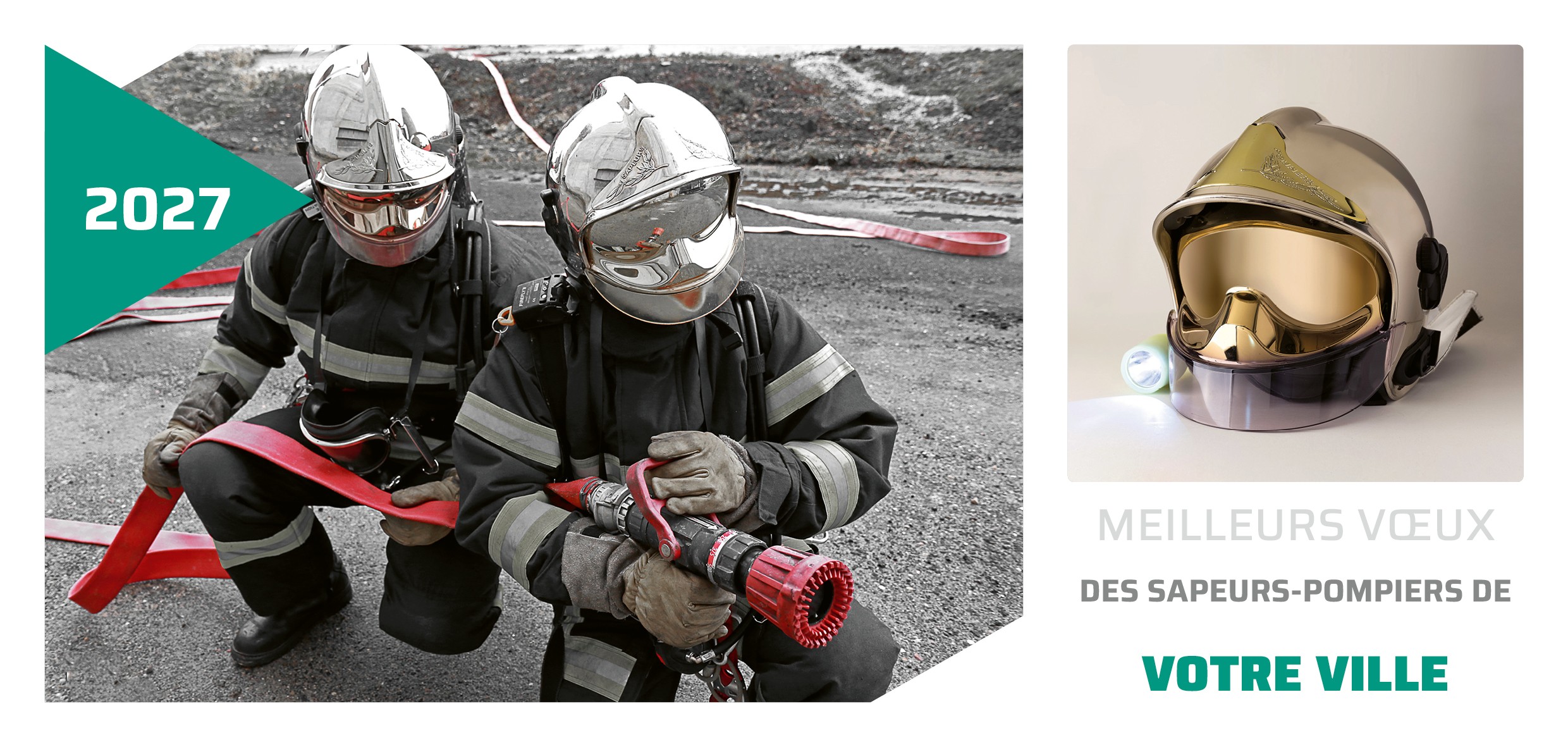 Cartes de voeux personnalisable modèle 1