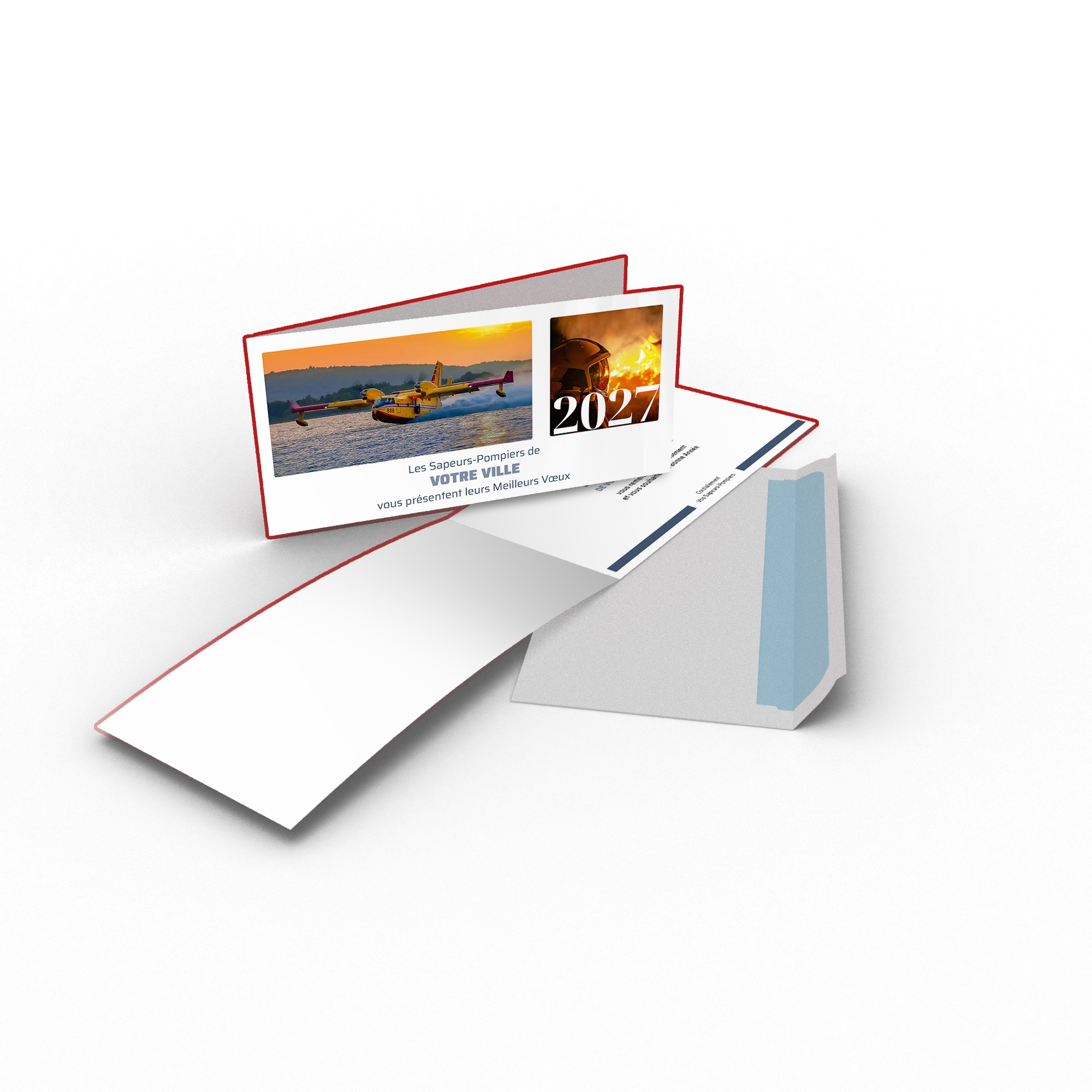 Cartes de voeux personnalisable modèle 3