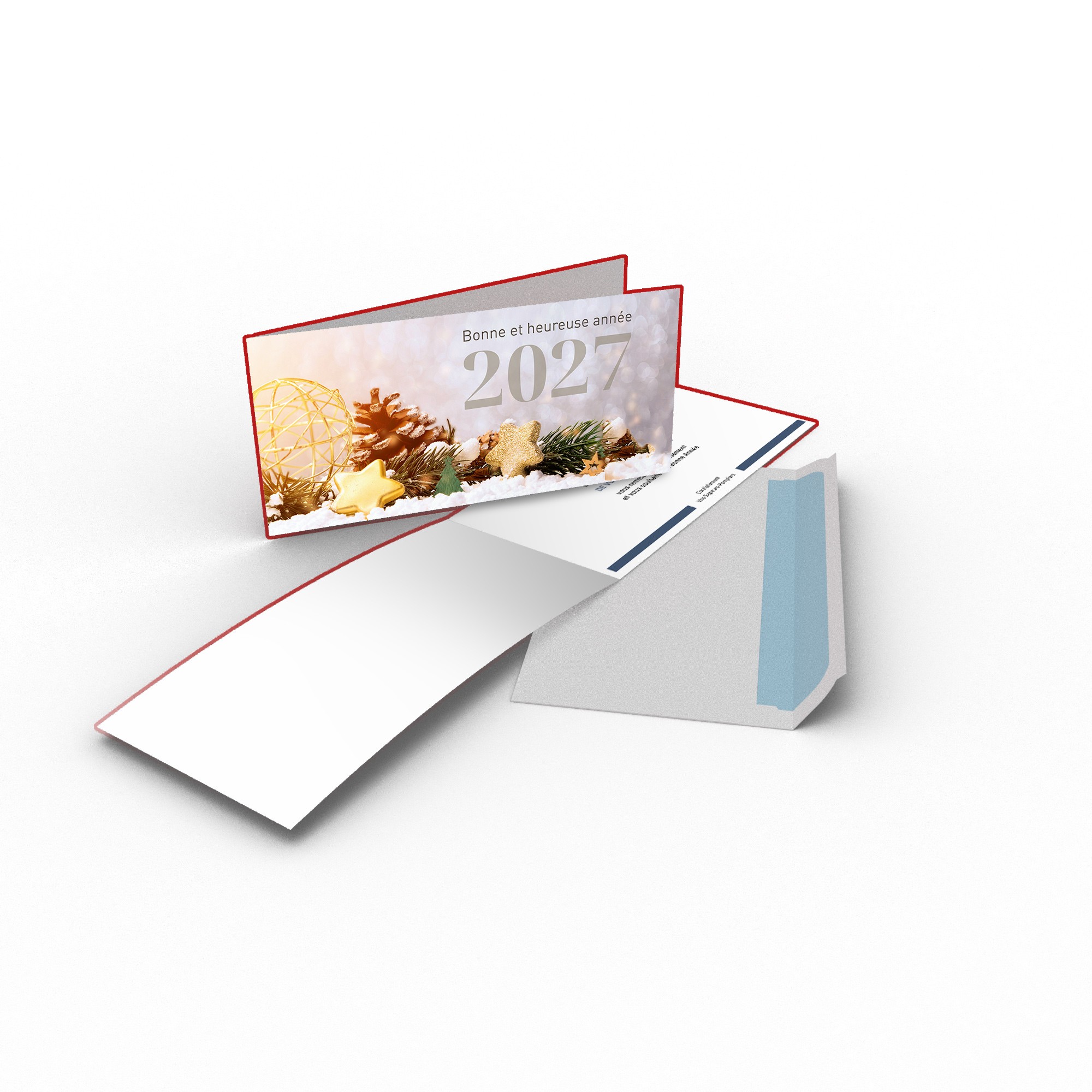 Cartes de voeux personnalisable modèle 5