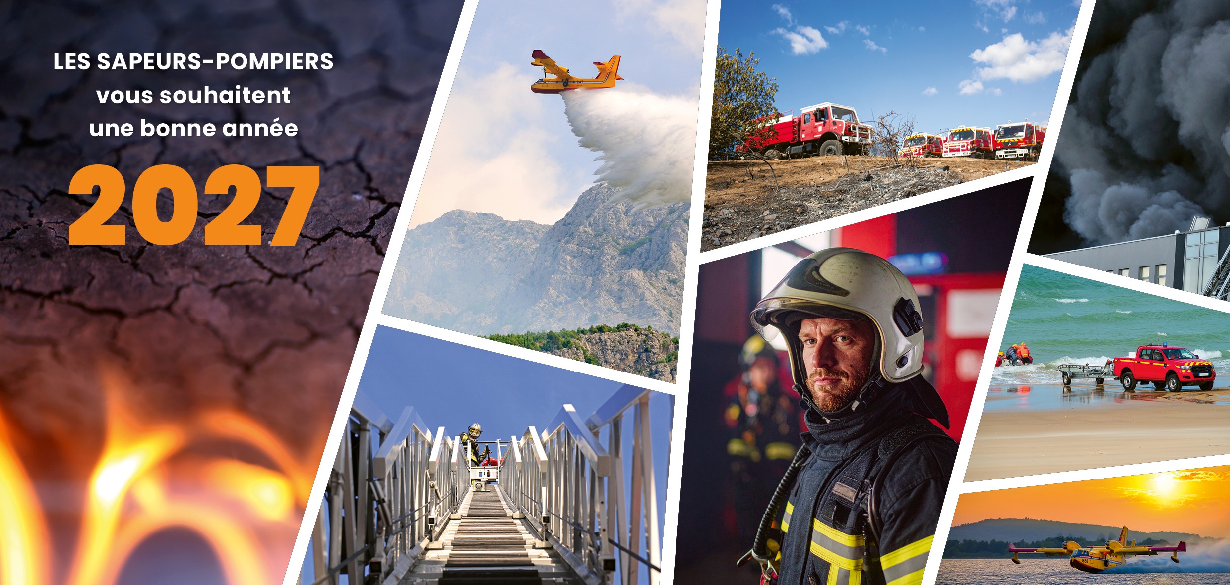 Carte de voeux personnalisable modèle 6